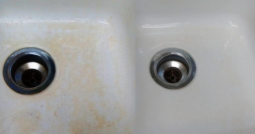 How To Clean A Stained Porcelain Sink Bar Keepers Friend How To Clean A Stained Porcelain Sink Bkf Testimonials