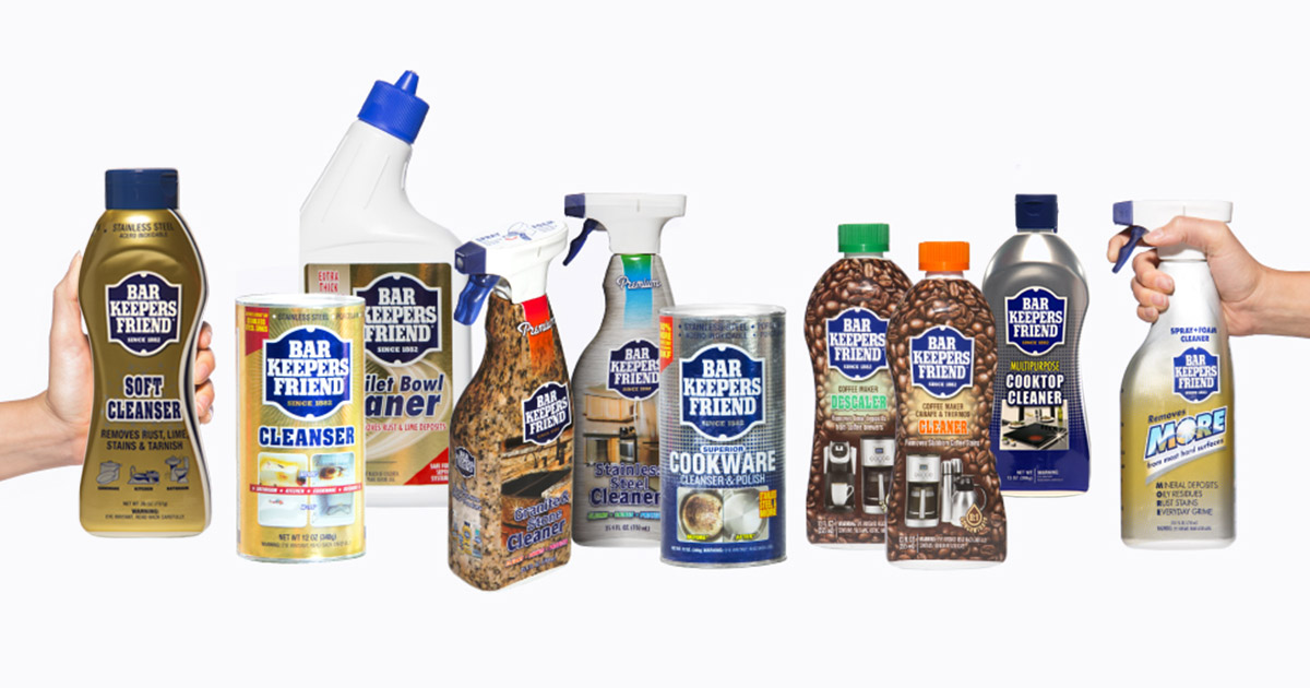 Our Cleaning Products Bar Keepers Friend