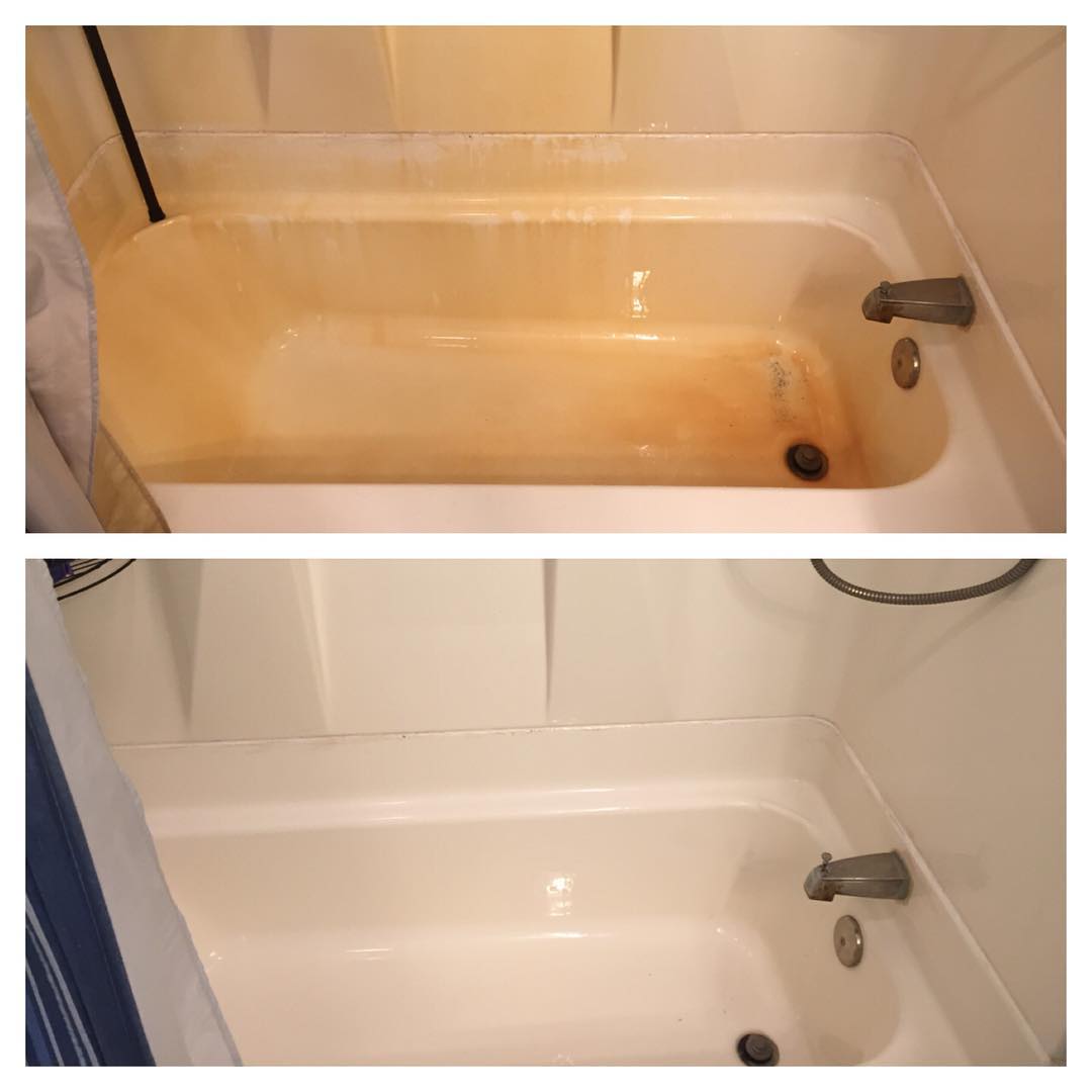 The Fastest Way to Clean a Dirty Bathtub Bar Keepers Friend