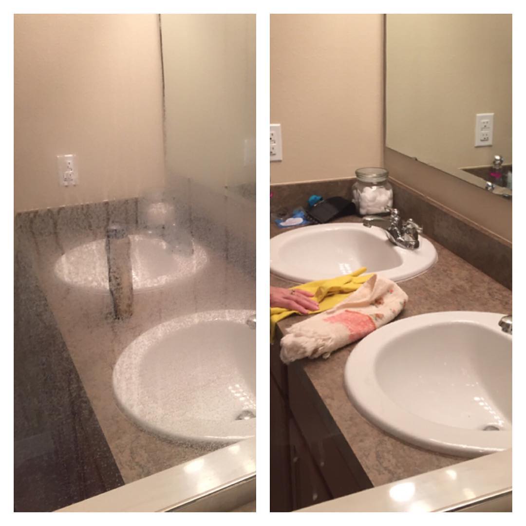 How To Clean A Hard Water Stained Shower Door Bar Keepers