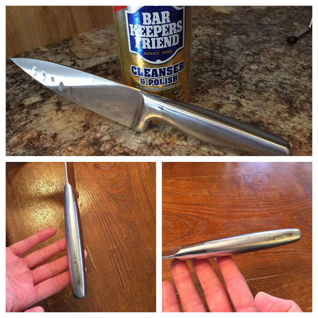 Remove Rust from Silverware Bar Keepers Friend