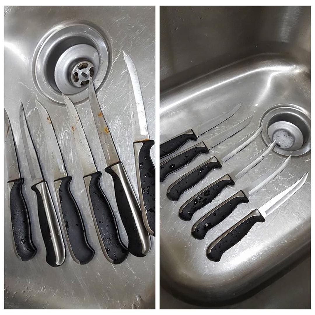 Remove Rust from Silverware Bar Keepers Friend